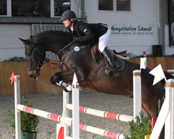 Katrin Schmidt mit Lenardo.
